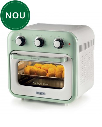 Friteuza cu aer cald, verde, 16 L, Air Fryer Oven, Vintage - ARIETE